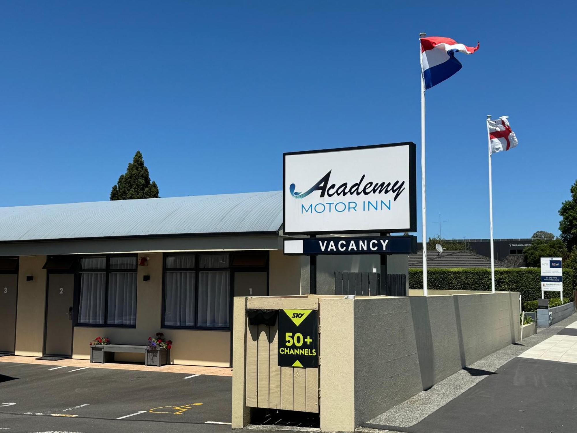 Academy Motor Inn Tauranga Exterior foto